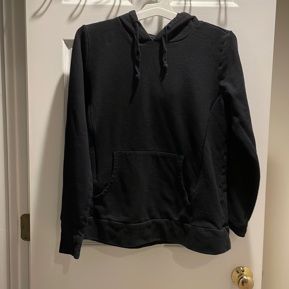 Motherhood maternity size M black nursing hoodie